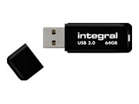 Integral NOIR - Clé USB - 64 Go - USB 3.0 - INFD64GBNOIR3.0 - Lecteurs flash