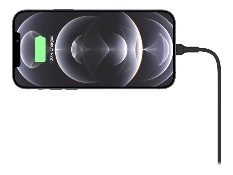 Belkin BOOST CHARGE - Support de chargement sans fil de voiture + adaptateur d'alimentation de voiture - 10 Watt - noir - pour Apple iPhone 12, 12 mini, 12 Pro, 12 Pro Max, 13, 13 mini, 13 Pro, 13 Pro Max - WIC004BTBK - Batteries et adaptateurs d'alimentation pour téléphone cellulaire