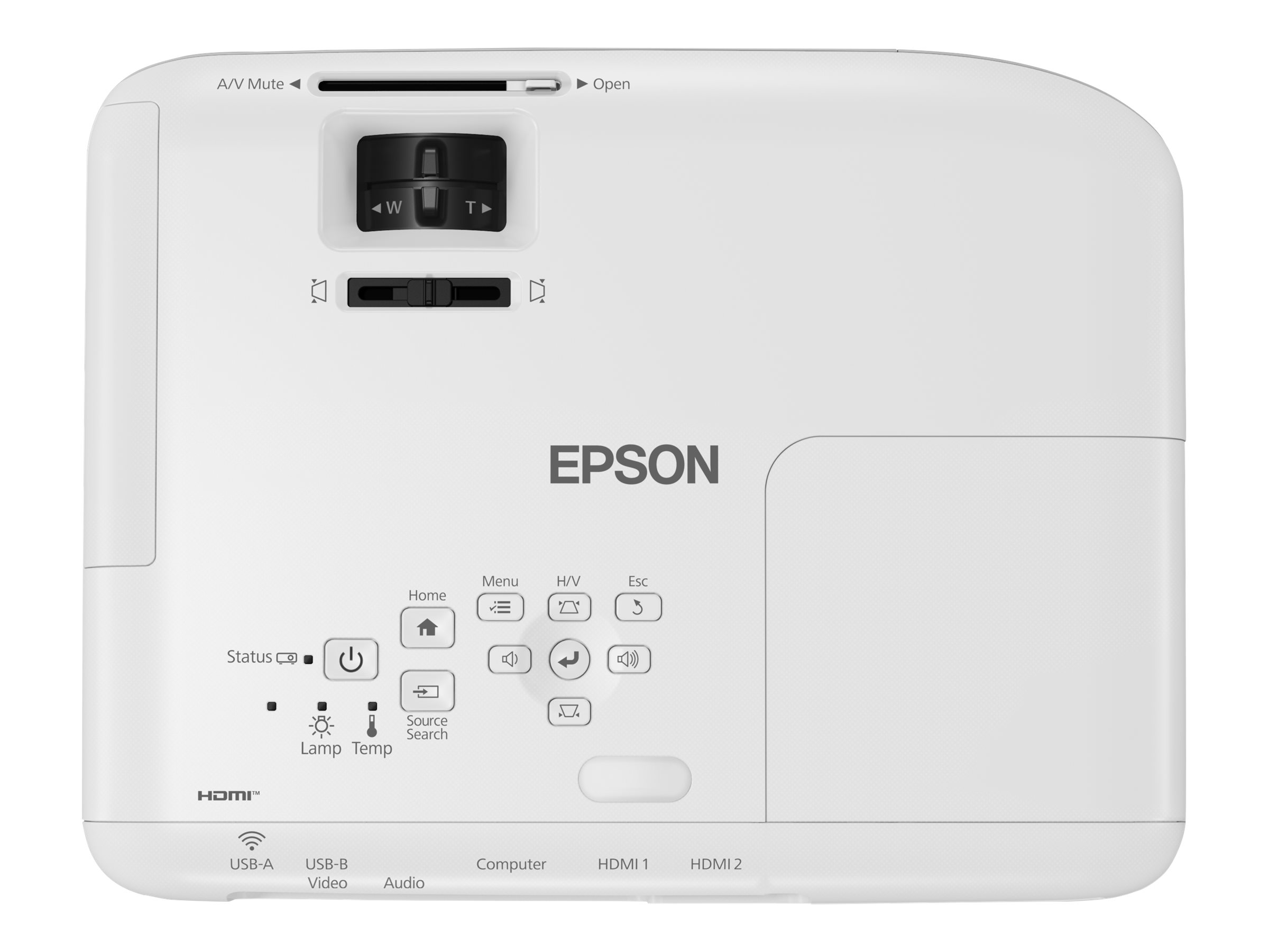 Epson EB-FH06 - Projecteur 3LCD - portable - 3500 lumens (blanc) - 3500 lumens (couleur) - Full HD (1920 x 1080) - 16:9 - 1080p - V11H974040 - Projecteurs numériques