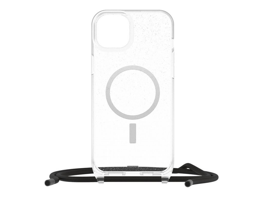 OtterBox React Series - Coque de protection pour téléphone portable - collier - compatibilité avec MagSafe - plastique - poussière d'étoile (paillettes) - pour Apple iPhone 15 Plus - 77-93583 - Coques et étuis pour téléphone portable