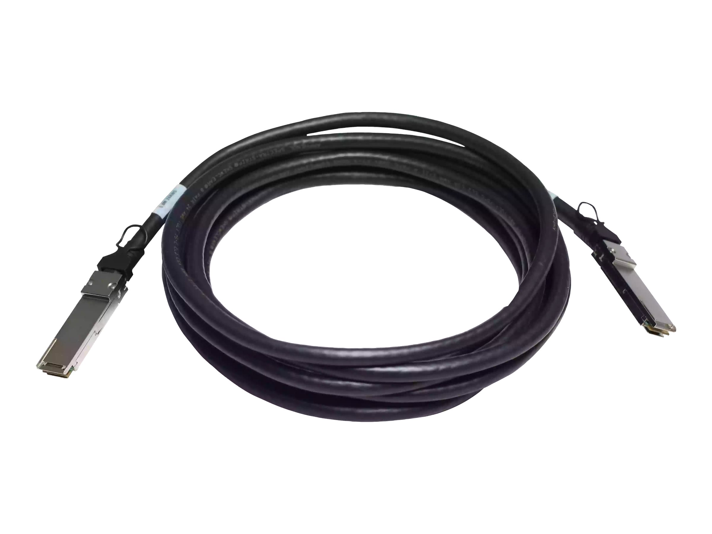 HPE X242 Direct Attach Copper Cable - Câble réseau - QSFP+ pour QSFP+ - 5 m - pour HPE Aruba 2930M 24, 8325-32C, 8325-48Y8C; CX 10000, 8360-12C V2, 8360-16Y2C V2 - JH236A - Câbles réseau spéciaux