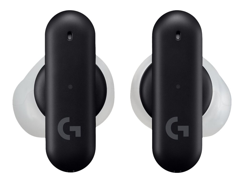 Logitech G FITS - Écouteurs sans fil avec micro - intra-auriculaire - Bluetooth / LIGHTSPEED - noir - 985-001182 - Écouteurs