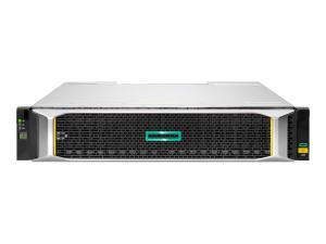 HPE Modular Smart Array 2062 10GBase-T iSCSI LFF Storage - Baie de disques - 3.84 To - 12 Baies (SAS-3) - SSD 1.92 To x 2 - iSCSI (10 GbE) (externe) - rack-montable - 2U - R7J70A - SAN