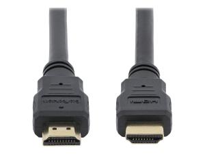 StarTech.com Câble HDMI haute vitesse Ultra HD 4K x 2K de 3m - Cordon HDMI vers HDMI - Mâle / Mâle - Noir - Plaqués or - Câble HDMI - HDMI mâle pour HDMI mâle - 3 m - blindé - noir - pour P/N: 45PATCH25WH, DK30CH2DPPDU, DK30CHDPPDUE, ST12MHDLAN2K, ST12MHDLAN2R, SV565HDIP - HDMM3M - Câbles HDMI