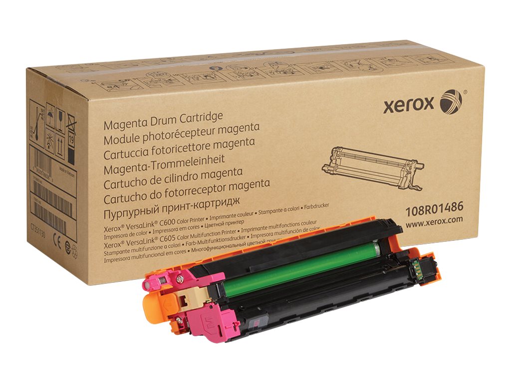 Xerox VersaLink C605 - Magenta - Cartouche de tambour - pour VersaLink C600, C605 - 108R01486 - Autres consommables et kits d'entretien pour imprimante