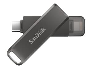 SanDisk iXpand Luxe - Clé USB - 64 Go - USB-C / Lightning - SDIX70N-064G-GN6NN - Lecteurs flash