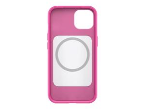 OtterBox Symmetry Series+ - Coque de protection pour téléphone portable - avec MagSafe - compatibilité avec MagSafe - polycarbonate, caoutchouc synthétique, 50 % de plastique recyclé - Rose fraise - pour Apple iPhone 13 - 77-85947 - Coques et étuis pour téléphone portable