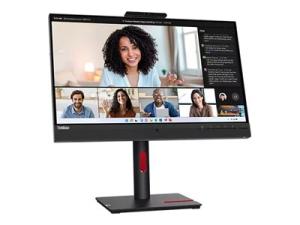 Lenovo ThinkVision T24mv-30 - Écran LED - 24" (23.8" visualisable) - 1920 x 1080 Full HD (1080p) - IPS - 250 cd/m² - 1000:1 - 4 ms - HDMI, DisplayPort, USB-C - haut-parleurs - noir corbeau - Campus - 63D7UAT3EU - Écrans d'ordinateur