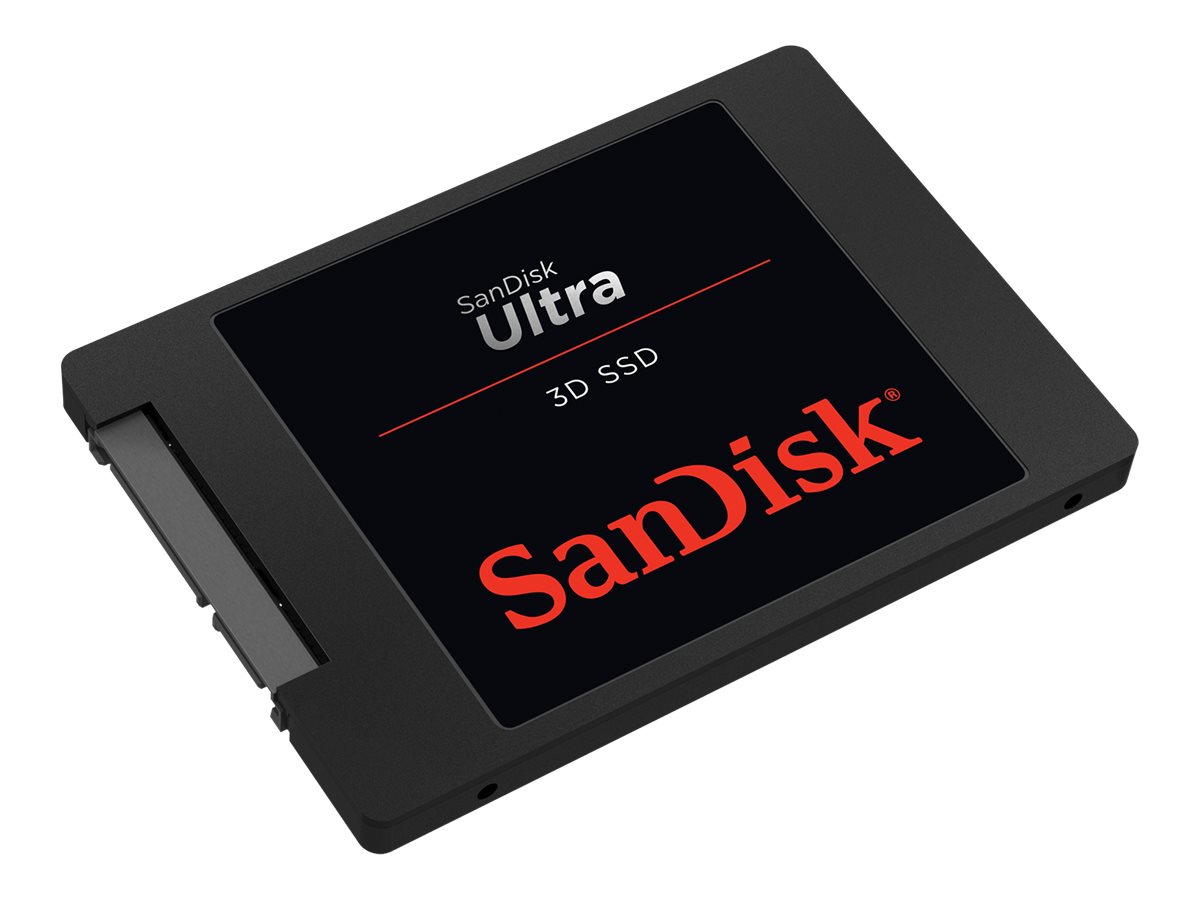 SanDisk Ultra 3D - SSD - 500 Go - interne - 2.5" - SATA 6Gb/s - SDSSDH3-500G-G26 - Disques durs pour ordinateur portable