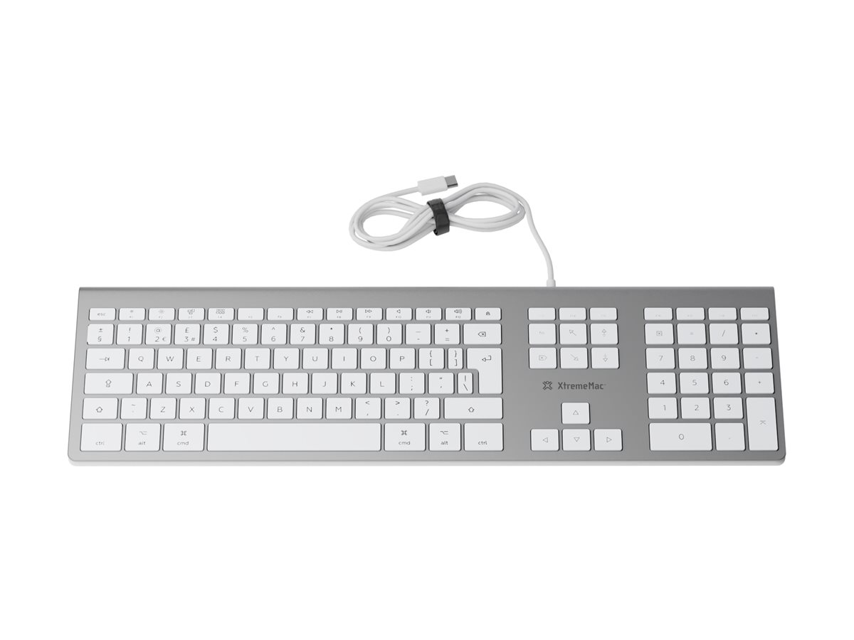 XtremeMac - Clavier - USB-C - AZERTY - Français - XWH-WIK2-83FR - Claviers