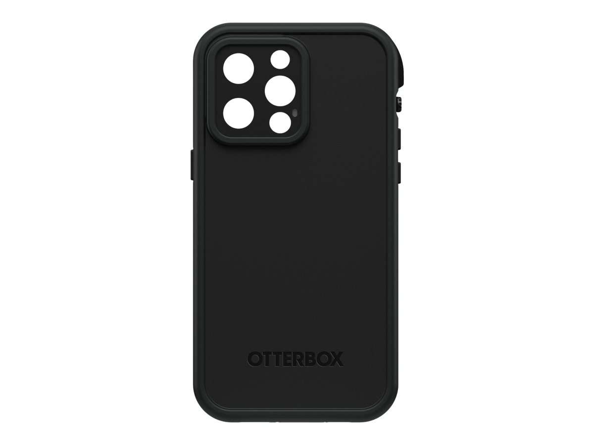 OtterBox FRE - Boîtier de protection coque de protection pour téléphone portable - compatibilité avec MagSafe - 50 % de plastique recyclé, 25 % de plastique recyclé provenant de l'océan - noir - pour Apple iPhone 14 Pro Max - 77-90199 - Coques et étuis pour téléphone portable
