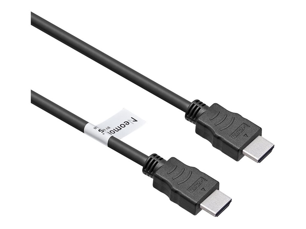 Neomounts - High Speed - câble HDMI - HDMI mâle pour HDMI mâle - 1 m - noir - HDMI3MM - Câbles HDMI