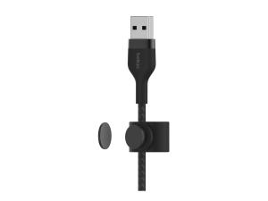 Belkin BOOST CHARGE - Câble Lightning - USB mâle pour Lightning mâle - 2 m - noir - CAA010BT2MBK - Câbles spéciaux