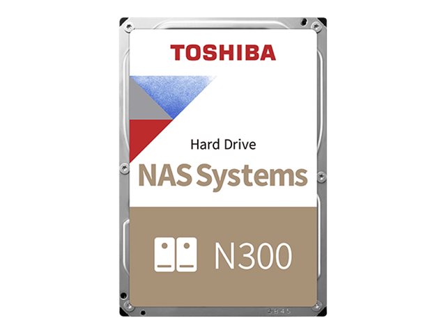 Toshiba N300 NAS - Disque dur - 16 To - interne - 3.5" - SATA 6Gb/s - 7200 tours/min - mémoire tampon : 512 Mo - HDWG31GUZSVA - Disques durs internes