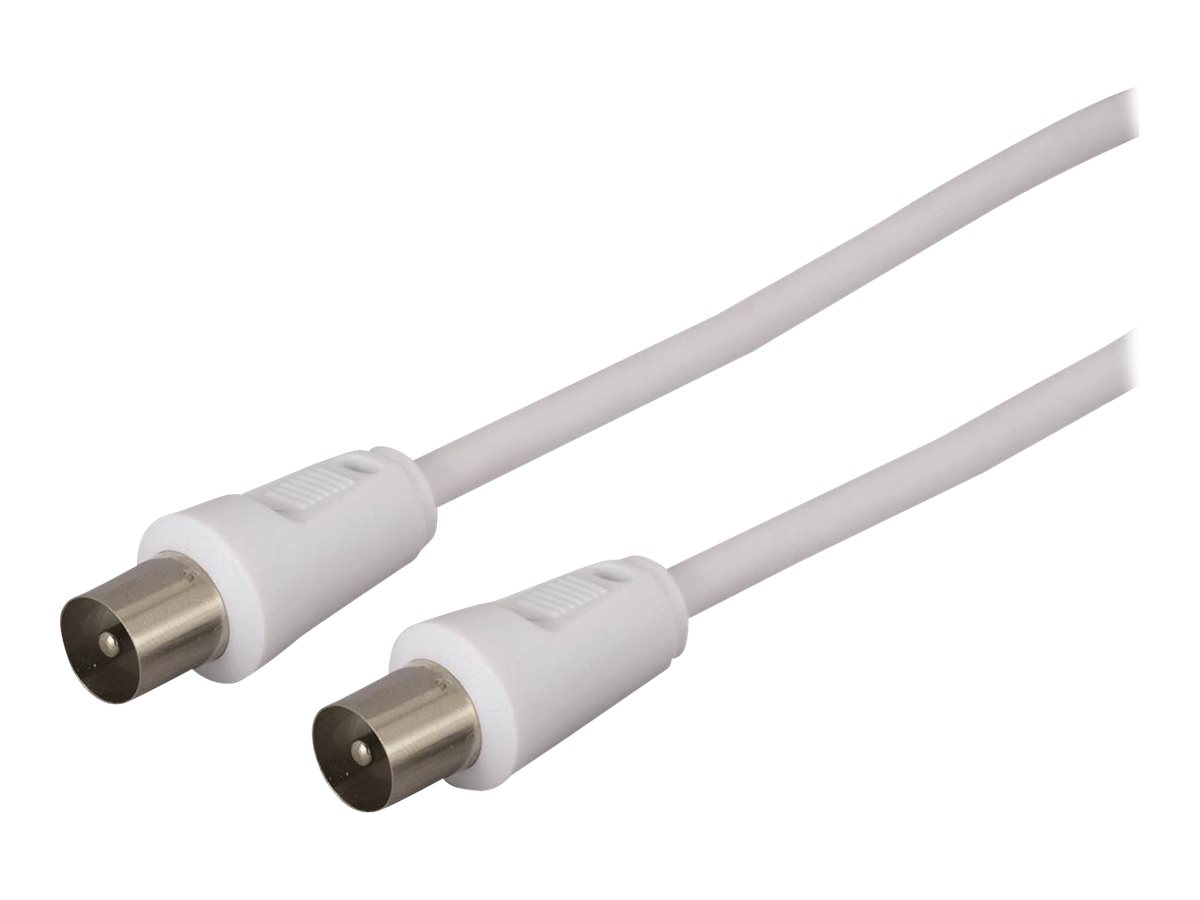 Uniformatic - Câble vidéo/audio - connecteur IEC mâle pour connecteur IEC mâle - 2 m - coaxial - 40952 - Câbles vidéo
