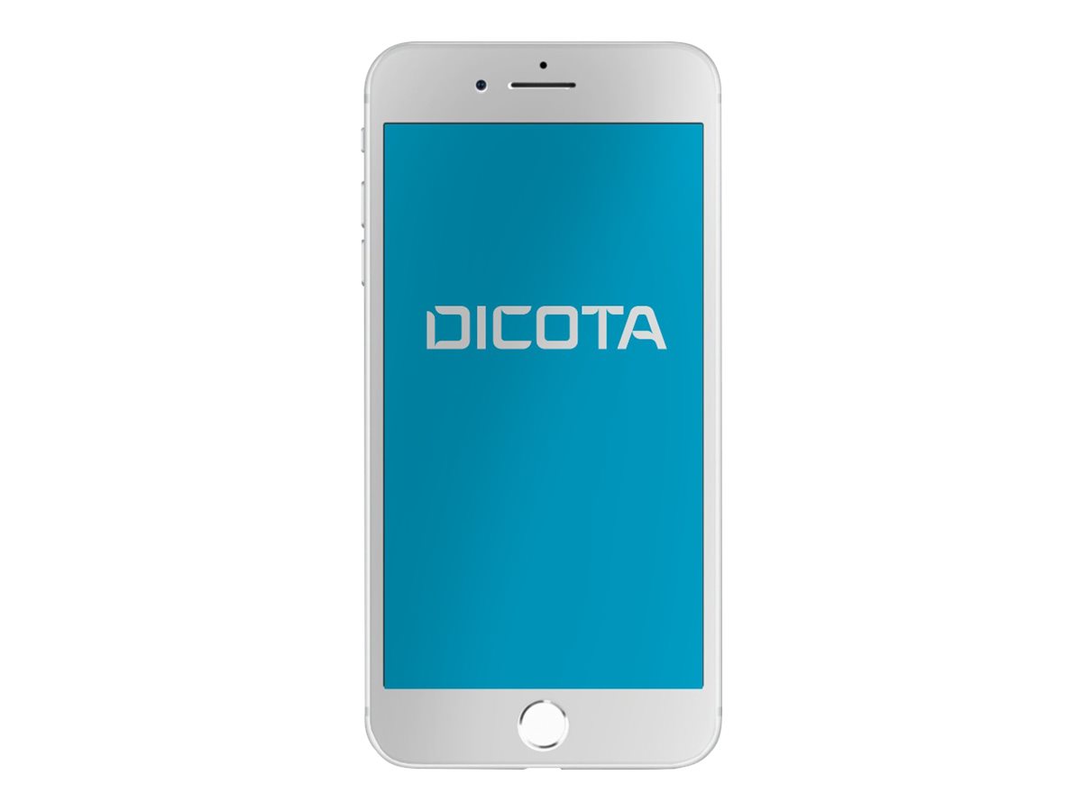 DICOTA Secret - Protection d'écran pour téléphone portable - avec filtre de confidentialité - à double sens - adhésif - noir - pour Apple iPhone 8, SE (2e génération) - D31582 - Accessoires pour téléphone portable