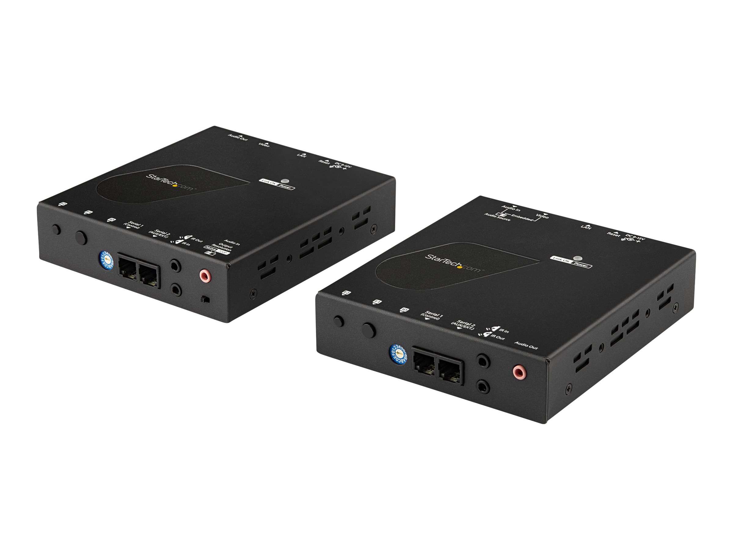 StarTech.com Kit extenteur HDMI sur IP avec prise en charge de mur d'images - 1080p - Adaptateur HDMI sur câble Ethernet - Cat5 ou Cat6 - Rallonge vidéo/audio/infrarouge/série - HDMI - jusqu'à 100 m - Conformité TAA - pour P/N: ST12MHDLAN2R - ST12MHDLAN2K - Prolongateurs de signal