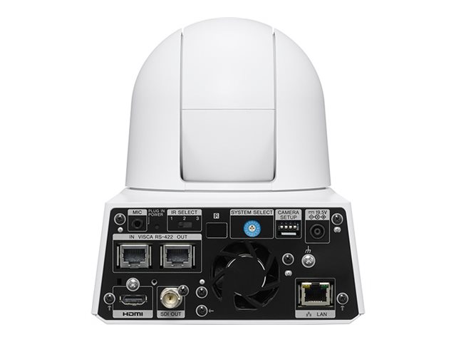Sony SRG-A40 - Caméra pour conférence - PIZ - tourelle - couleur (Jour et nuit) - 8,5 MP - 3840 x 2160 - diaphragme automatique - motorisé - 1700 TVL - audio - SDI, HDMI - LAN - H.264, H.265 - PoE Plus Class 4 - SRG-A40WC - Audio et visioconférences