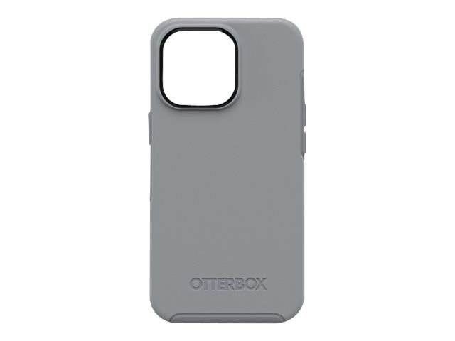 OtterBox Symmetry Series - Coque de protection pour téléphone portable - compatibilité avec MagSafe - polycarbonate, caoutchouc synthétique - gris résilience - pour Apple iPhone 13 Pro - 77-84225 - Coques et étuis pour téléphone portable