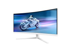 Philips Evnia 5000 34M2C5501A - Écran LED - jeux - incurvé - 34" - 3440 x 1400 WQHD @ 180 Hz - Fast VA - 300 cd/m² - 4000:1 - DisplayHDR 400 - 0.5 ms - 2xHDMI, DisplayPort - haut-parleurs - blanc - 34M2C5501A/00 - Écrans d'ordinateur