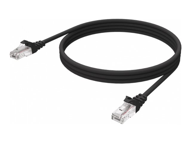 Vision - Câble réseau - RJ-45 (M) pour RJ-45 (M) - 3 m - UTP - CAT 6 - démarré, bloqué - noir - TC 3MCAT6/BL - Câbles à paire torsadée
