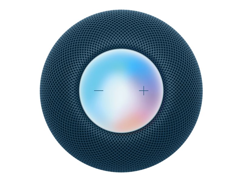 Apple HomePod mini - Haut-parleur intelligent - Wi-Fi, Bluetooth - Contrôlé par application - bleu - MJ2C3F/A - Haut-parleurs intelligents