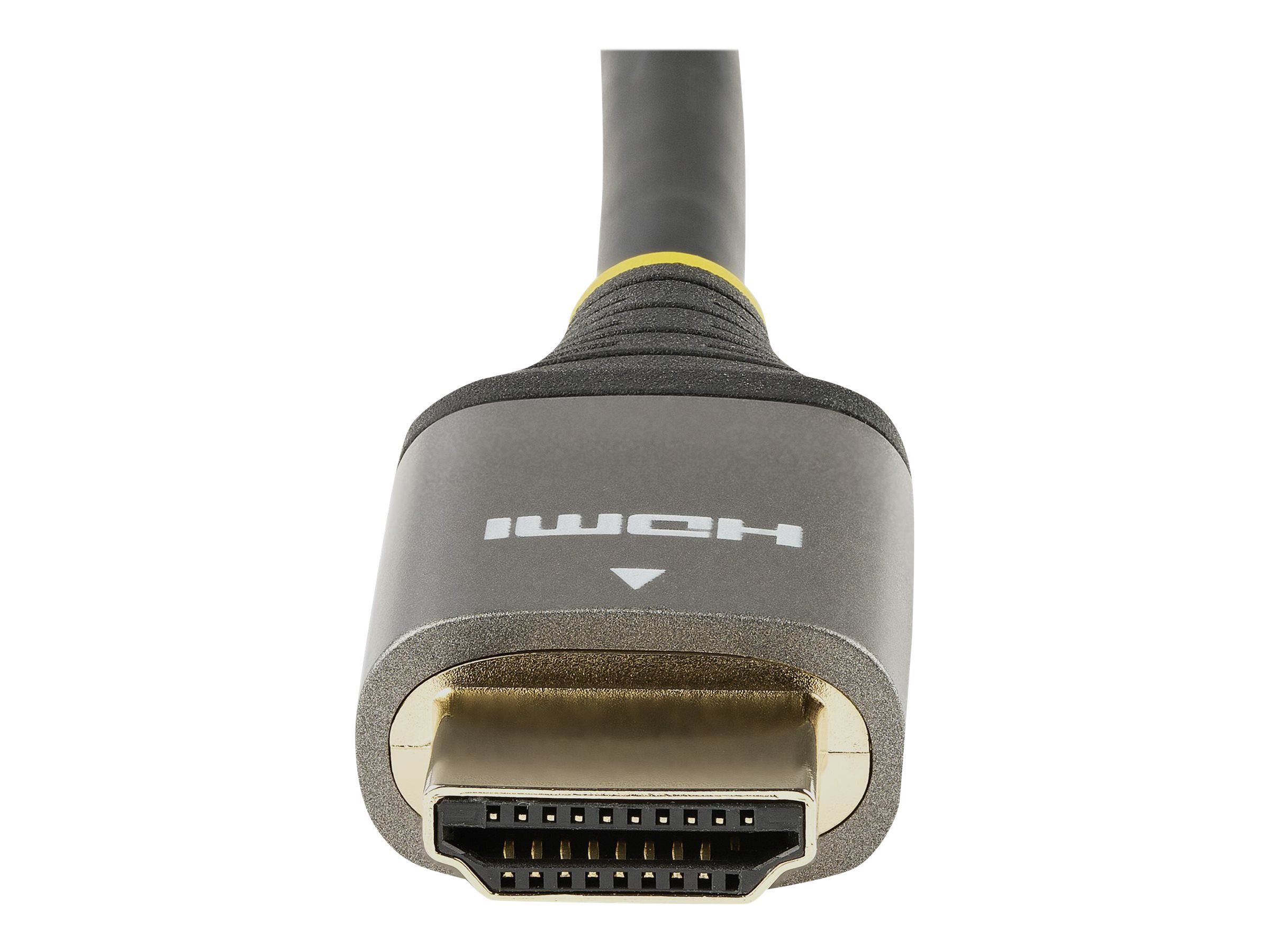 StarTech.com Câble HDMI 2.1 8K - 1m - Câble HDMI Certifié Ultra High Speed 48Gbps - 8K 60Hz/4K 120Hz HDR10+ eARC - Câble Ultra HD 8K HDMI - Écran/TV/Affichage - Gaine Flexible TPE (HDMM21V1M) - Ultra High Speed - câble HDMI avec Ethernet - HDMI mâle pour HDMI mâle - 1 m - double blindage - gris, noir - passif, support 4K 120 Hz, support pour 8K60Hz - pour P/N: 4PORT-8K-HDMI-SWITCH - HDMM21V1M - Câbles HDMI