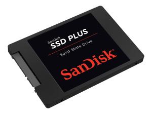 SanDisk SSD PLUS - SSD - 480 Go - interne - 2.5" - SATA 6Gb/s - SDSSDA-480G-G26 - Disques durs pour ordinateur portable
