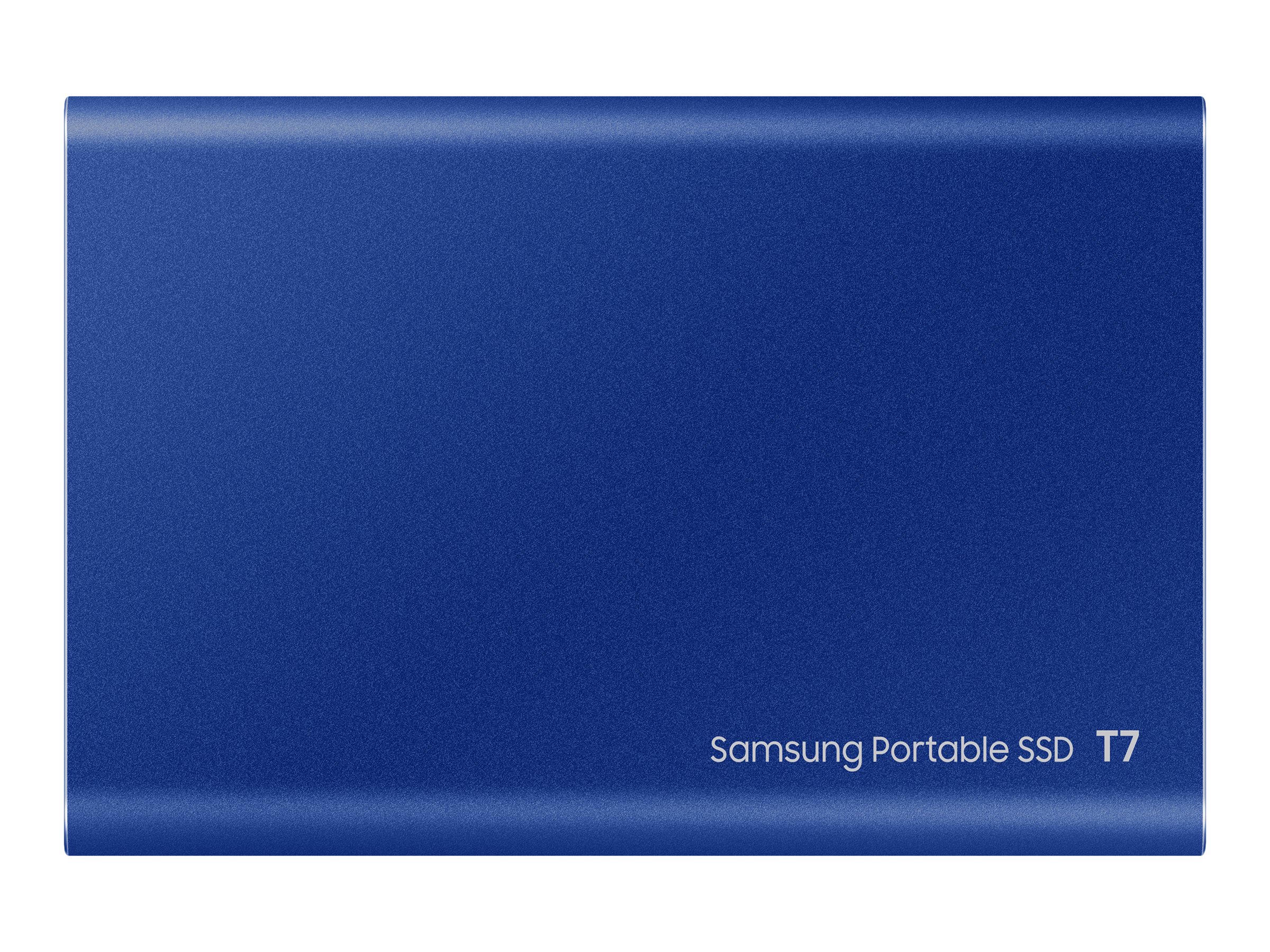 Samsung T7 MU-PC500H - SSD - chiffré - 500 Go - externe (portable) - USB 3.2 Gen 2 (USB-C connecteur) - AES 256 bits - bleu indigo - MU-PC500H/WW - Disques SSD