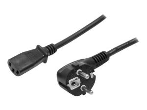 StarTech.com 3m (10ft) Computer Power Cord, 18AWG, EU Schuko to C13 Power Cord, 10A 250V, Black Replacement AC Cord, TV/Monitor Power Cable, Schuko CEE 7/7 to IEC 60320 C13 Power Cord - PC Power Supply Cable (713E-3M-POWER-CORD) - Câble d'alimentation - power CEE 7/7 (P) incliné pour power IEC 60320 C13 - CA 250 V - 10 A - 3 m - moulé - noir - 713E-3M-POWER-CORD - Câbles d'alimentation