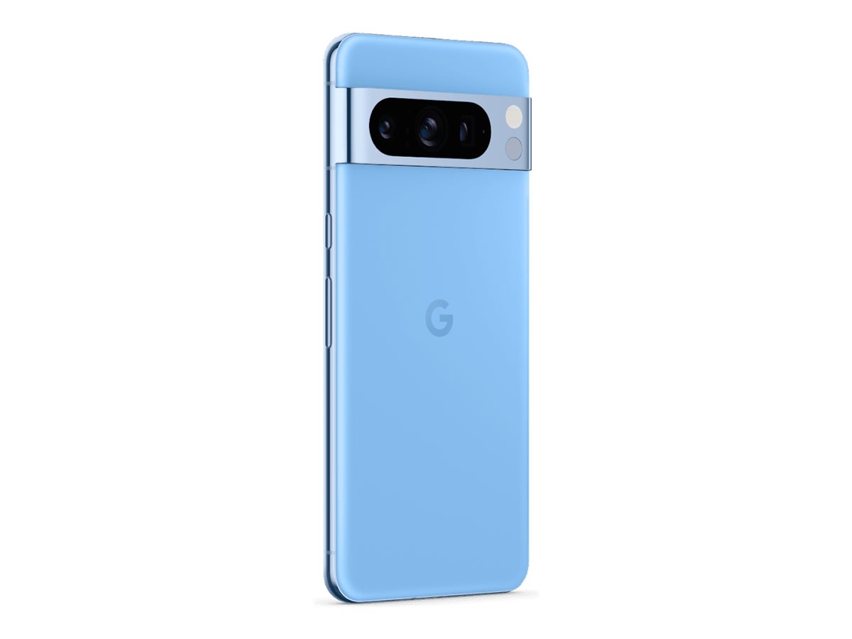 Google Pixel 8 Pro - 5G smartphone - double SIM - RAM 12 Go / Mémoire interne 256 Go - écran OEL - 6.7" - 2992 x 1344 pixels (120 Hz) - 3 x caméras arrière 50 MP, 48 MP, 48 MP - front camera 10,5 MP - baie - GA04915-GB - Smartphones 5G