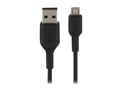 Belkin BOOST CHARGE - Câble USB - Micro-USB de type B (M) pour USB (M) - 1 m - noir - CAB005BT1MBK - Câbles USB