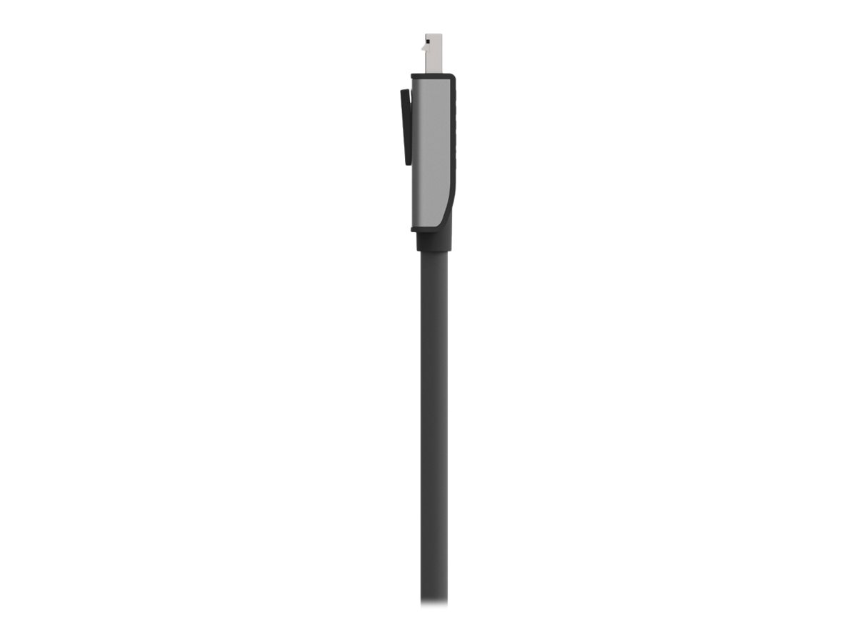 Belkin Câble DisplayPort 1.2 de 6 pieds avec loquets, M/M, 4k - Câble DisplayPort - DisplayPort (M) pour DisplayPort (M) - 1.8 m - pour P/N: F1DN104W-3, F4U097tt, F4U109tt - F2CD000B06-E - Câbles pour périphérique