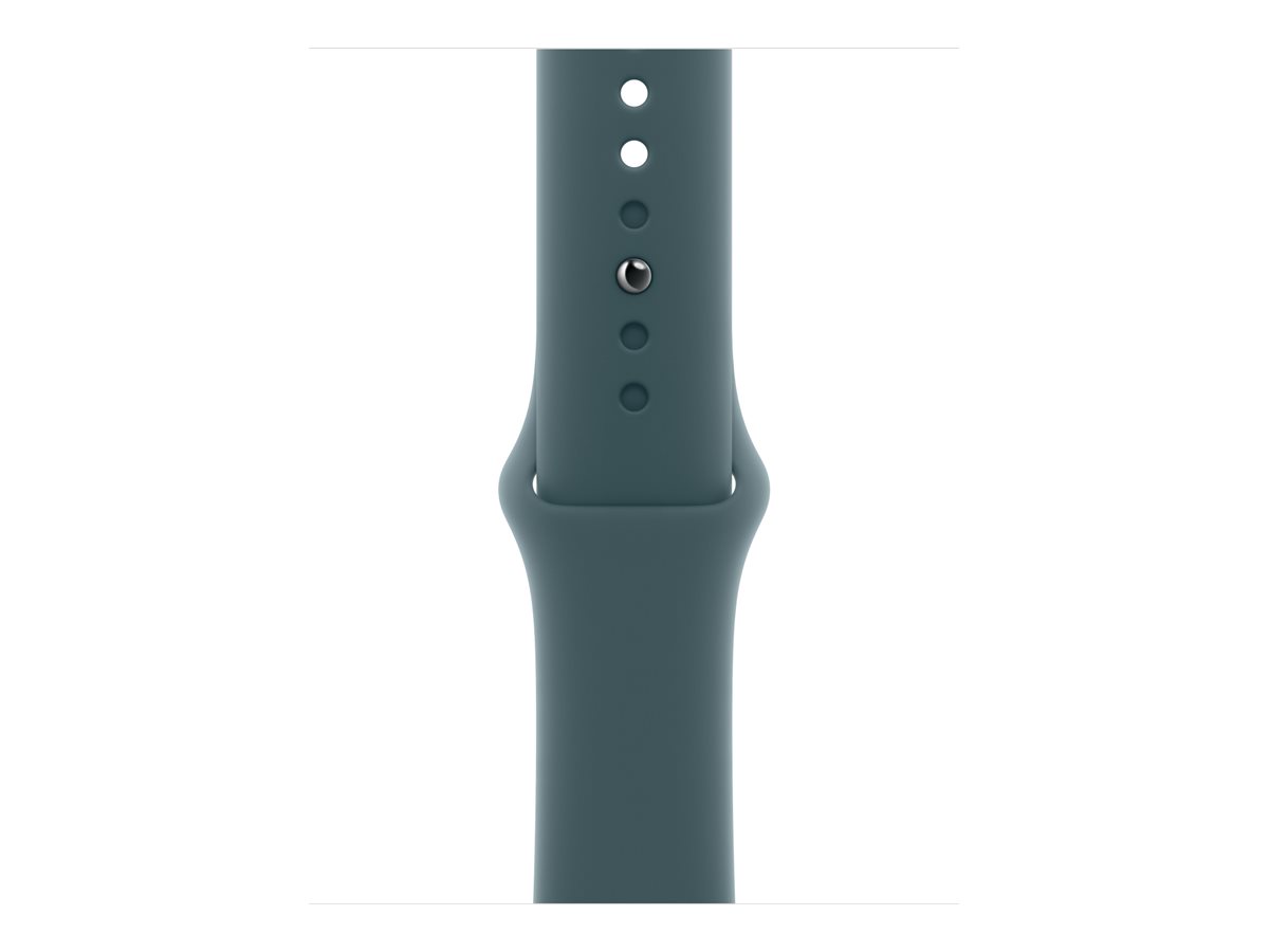 Apple - Bracelet pour montre intelligente - 42mm - taille P/M - vert lac - MXL93ZM/A - Accessoires pour smart watch