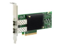 HPE SN1610E - Adaptateur de bus hôte - PCIe 4.0 - 32Gb Fibre Channel SFP+ x 2 - pour ProLiant DL325 Gen10, DL345 Gen10, DL360 Gen10, DL365 Gen10, DX360 Gen10 - R2J63A - Adaptateurs réseau PCI-e