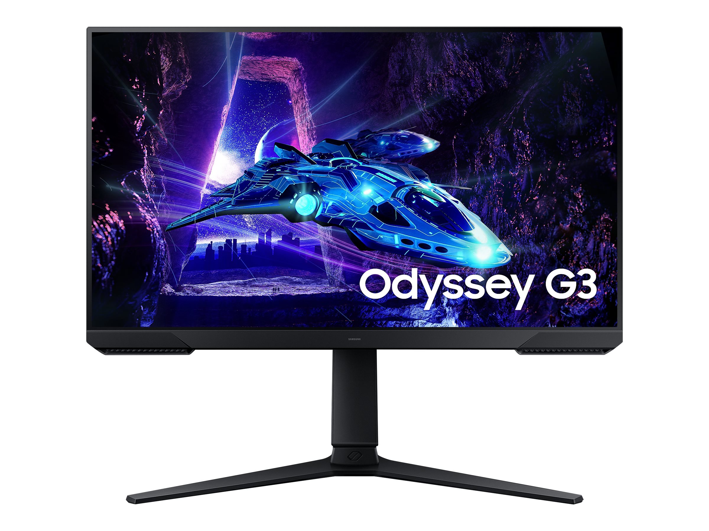 Samsung Odyssey G3 S24DG302EU - G30D Series - écran LED - jeux - 24" - 1920 x 1080 Full HD (1080p) @ 180 Hz - VA - 250 cd/m² - 3000:1 - HDR10 - 1 ms - HDMI, DisplayPort - noir - LS24DG302EUXEN - Écrans d'ordinateur