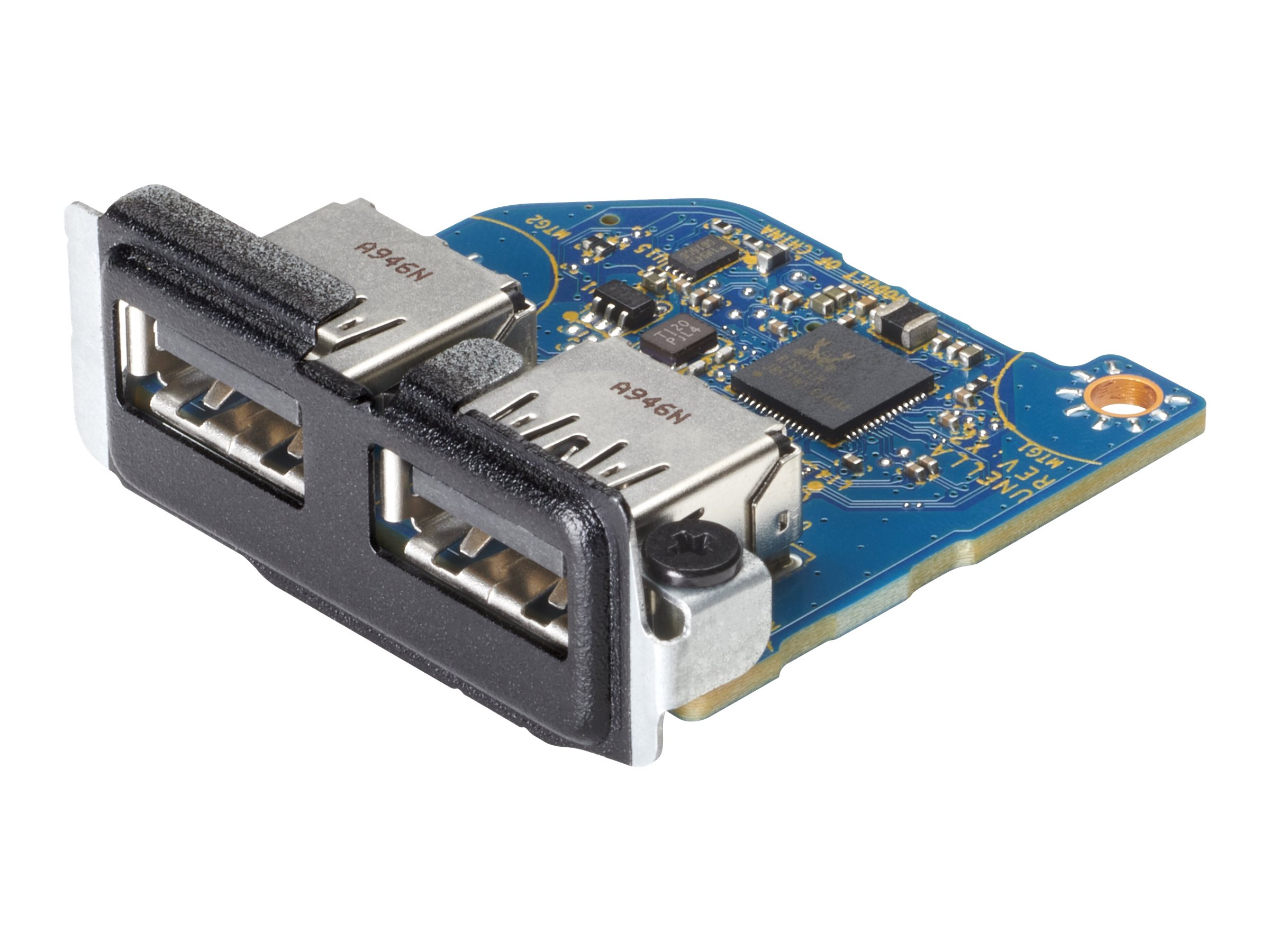 HP Flex IO V2 Card - 2 x port USB 3.1 Gen1 - pour EliteDesk 800 G6, 805 G6; ProDesk 400 G6 (mini desktop), 400 G7, 405 G6, 600 G6; Workstation Z1 G6 Entry - 13L58AA - pièces détachées