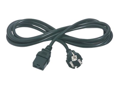 APC - Câble d'alimentation - IEC 60320 C19 pour power CEE 7/7 (M) - CA 230 V - 2.5 m - noir - pour P/N: SMT2200I-AR, SMT2200R2I-AR, SMT3000I-AR, SMT3000R2I-AR, SRT1500XLI, SRT2200XLI-KR - AP9875 - Câbles d'alimentation