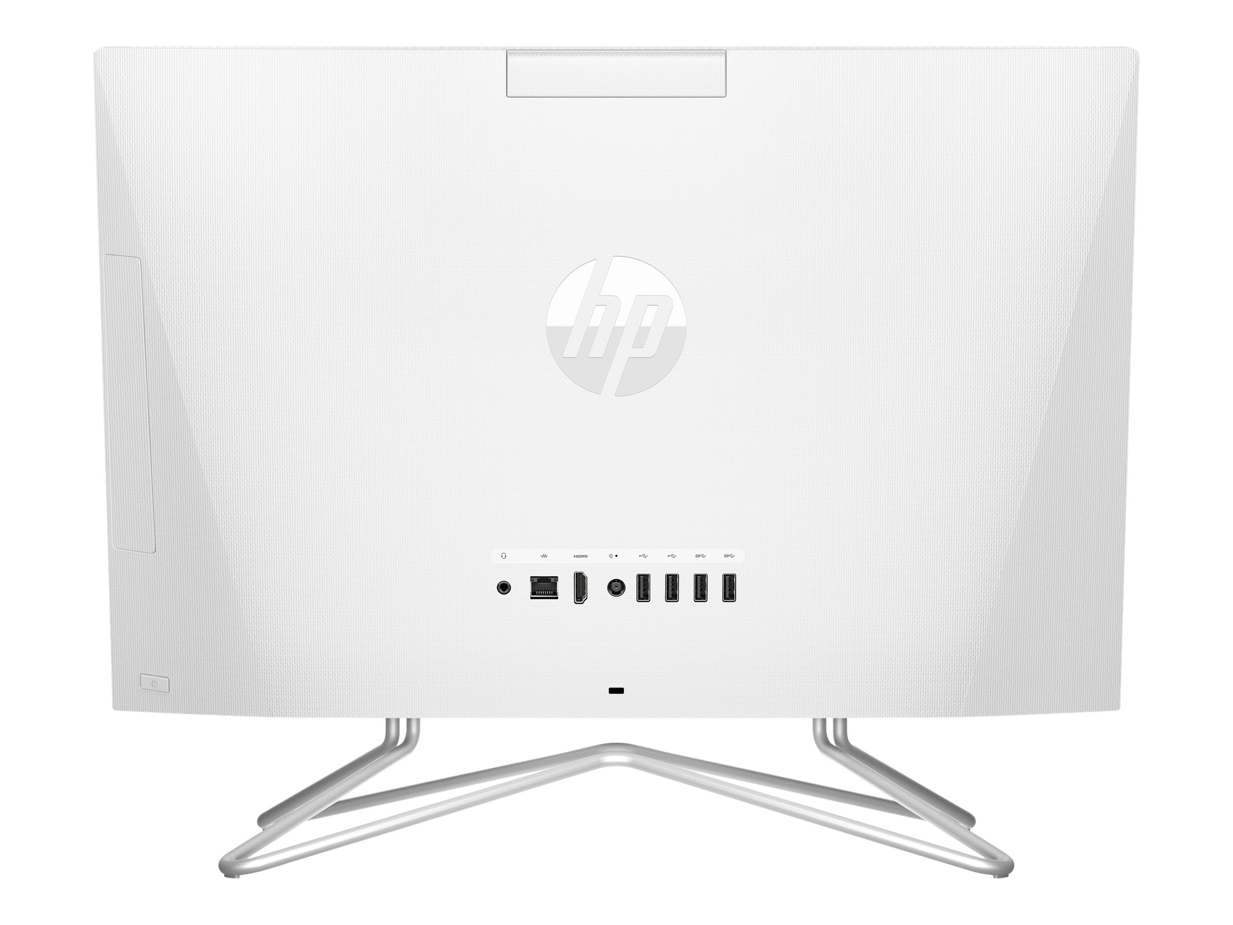 HP 22-df0097nf - Tout-en-un - Core i3 1005G1 / 1.2 GHz - RAM 4 Go - SSD 128 Go - TLC, HDD 1 To - UHD Graphics - Gigabit Ethernet LAN sans fil: - 802.11a/b/g/n/ac, Bluetooth 4.2 - Win 10 Familiale 64 bits - moniteur : LED 21.5" 1920 x 1080 (Full HD) - clavier : Français - blanc neige - avec Extension de la garantie combinée enlèvement et retour de HP pendant 2 ans pour les ordinateurs de bureau de milieu de gamme - 1T0J9EA#ABF - Ordinateurs de bureau