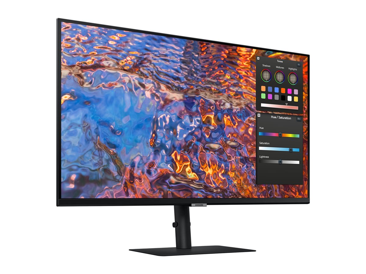 Samsung ViewFinity S8 S32B800PXP - S80PB Series - écran LED - 32" - 3840 x 2160 4K @ 60 Hz - IPS - 350 cd/m² - 1000:1 - DisplayHDR 600 - 5 ms - HDMI, DisplayPort, USB-C - noir - LS32B800PXPXEN - Écrans d'ordinateur