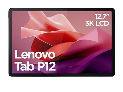 Lenovo Tab P12 ZACH - Tablette - Android 13 ou versions plus récentes - 128 Go UFS card - 12.7" LTPS (2944 x 1840) - Logement microSD - gris orage - avec Lenovo Keyboard Pack for Tab P12 + Tab Pen Plus - ZACH0179FR - Tablettes et appareils portables