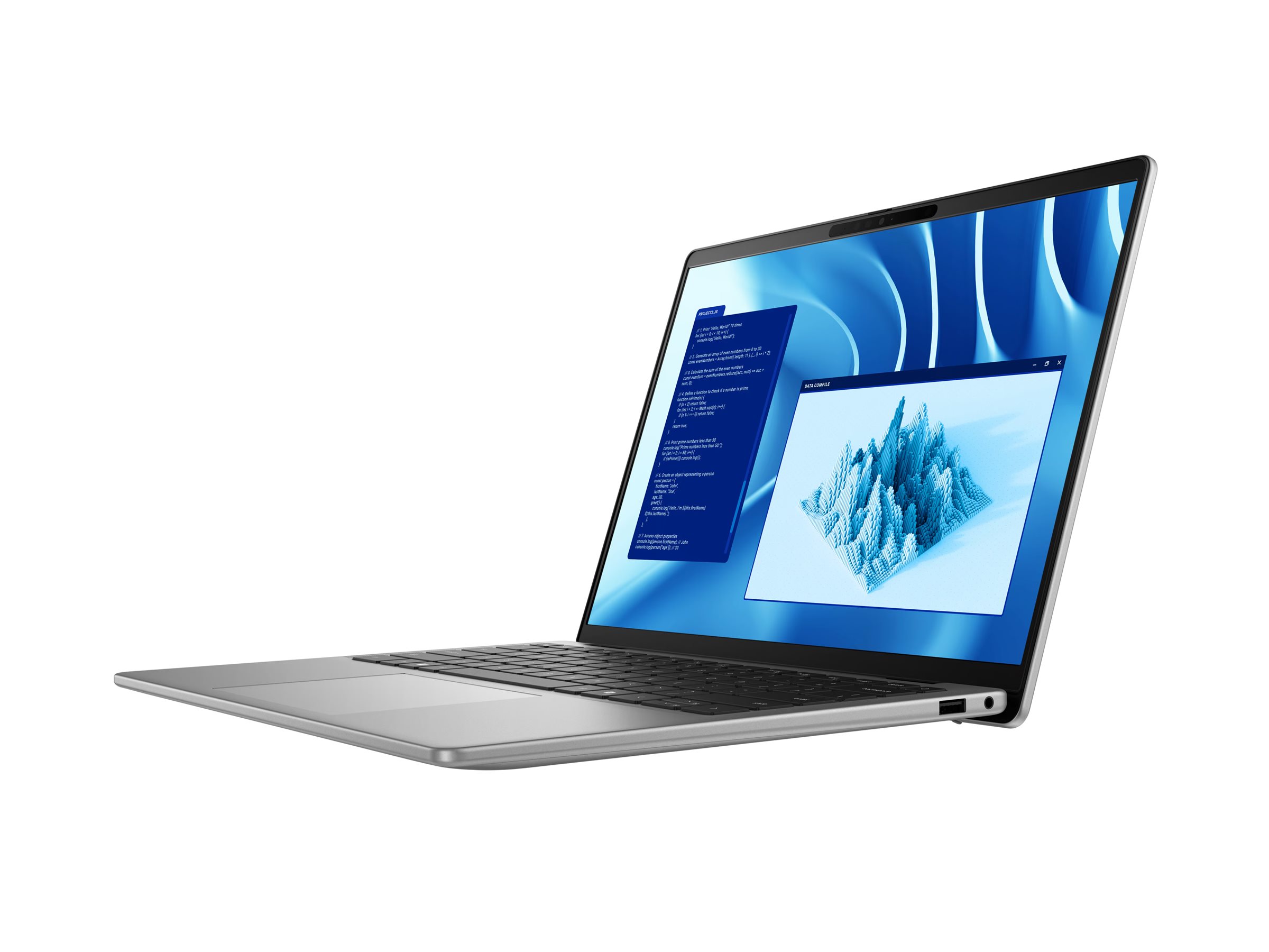 Dell Latitude 7455 - Snapdragon X Elite - X1E-80-100 / jusqu'à 4 GHz - Win 11 Pro - Qualcomm Adreno - 32 Go RAM - 1 To SSD NVMe, TLC - 14" IPS écran tactile 2560 x 1600 (QHD+) - Wi-Fi 7 - gris - BTS - avec 3 ans de base sur site - 9D4RV - Ordinateurs portables