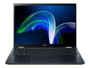 Acer TravelMate Spin P6 TMP614RN-52 - Conception inclinable - Intel Core i7 - 1165G7 / jusqu'à 4.7 GHz - Evo - Win 11 Pro - Carte graphique Intel Iris Xe - 32 Go RAM - 1.024 To SSD - 14" IPS écran tactile 1920 x 1200 - Ethernet, IEEE 802.11b, IEEE 802.11a, IEEE 802.11g, IEEE 802.11n, IEEE 802.11ac, Bluetooth 5.2, IEEE 802.11ax (Wi-Fi 6) - Wi-Fi 6 - noir galactique - clavier : Français - NX.VTPEF.00M - Ordinateurs portables