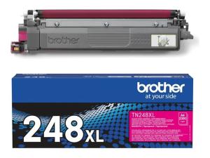 Brother TN248XLM - À rendement élevé - magenta - original - boîte - cartouche de toner - pour Brother DCP-L3520, DCP-L3560, HL-L3220, HL-L3240, HL-L8240, MFC-L3760, MFC-L8390 - TN248XLM - Cartouches de toner Brother