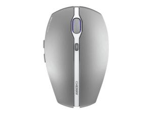 CHERRY GENTIX BT - Souris - optique - 7 boutons - sans fil - Bluetooth 4.0 - argent givré - JW-7500-20 - Souris