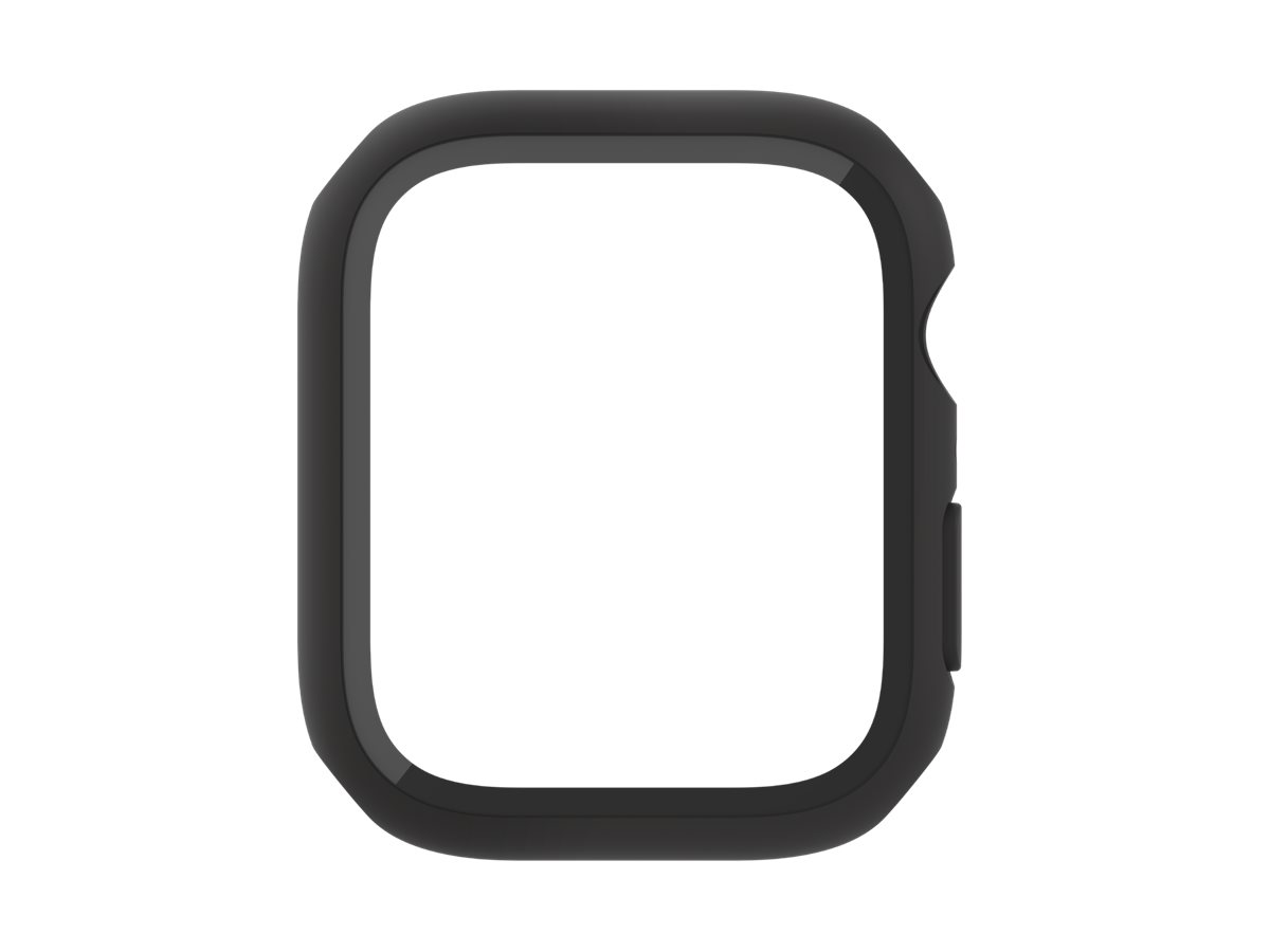 Belkin SCREENFORCE TemperedCurve - Pare-chocs pour montre intelligente - 2 en 1 - polycarbonate, verre trempé (9H) - noir - OVG004ZZBK-REV - Accessoires pour smart watch