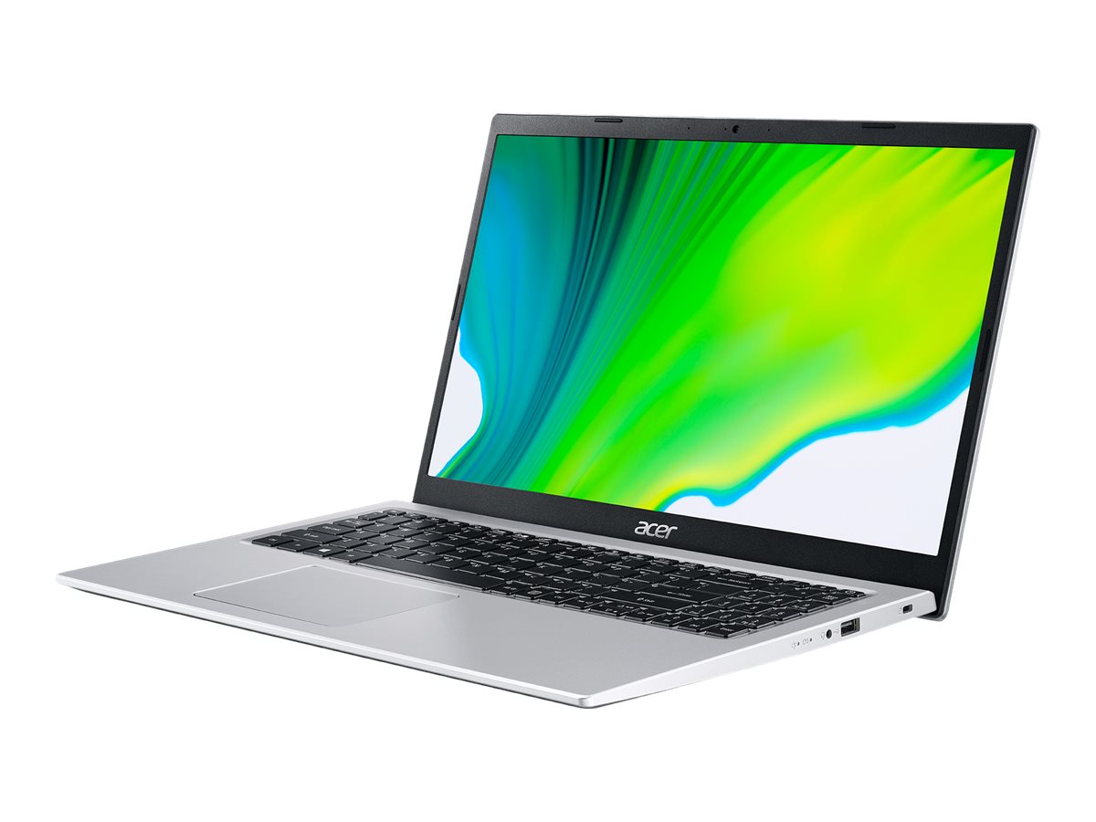 Acer Aspire 1 A115-32 - Intel Celeron - N4500 / jusqu'à 2.8 GHz - Win 11 Home in S mode - UHD Graphics - 4 Go RAM - 128 Go eMMC - 15.6" TN 1920 x 1080 (Full HD) - Wi-Fi 6 - Argent pur - clavier : Français - NX.A6MEF.00A - Ordinateurs portables