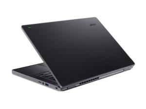 Acer TravelMate B5 14 TMB514-31-TCO - Conception de charnière à 180 degrés - Intel N-series - N100 / jusqu'à 3.4 GHz - Win 11 Pro Education - UHD Graphics - 4 Go RAM - 128 Go SSD UFS - 14" IPS 1920 x 1080 (Full HD) - Wi-Fi 6E - schiste noir - clavier : Français - NX.B0FEF.001 - Ordinateurs portables