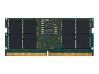 Kingston - DDR5 - kit - 32 Go: 2 x 16 Go - SO DIMM 262 broches - 4800 MHz / PC5-38400 - CL40 - 1.1 V - mémoire sans tampon - non ECC - pour Dell Inspiron 16; Precision 34XX, 7770; HP ZBook Studio G9; Lenovo ThinkPad P15v Gen 3 - KCP548SS8K2-32 - Mémoire pour ordinateur portable