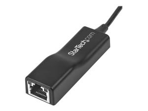 StarTech.com Adaptateur réseau USB 2.0 vers Ethernet - 10/100 Mb/s - Convertisseur / Dongle USB vers RJ45 - Mâle / Femelle - Noir - Adaptateur réseau - USB 2.0 - 10/100 Ethernet - noir - USB2100 - Cartes réseau USB